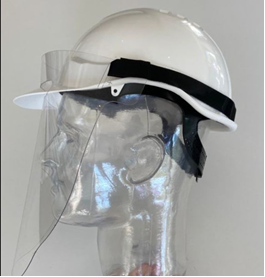 casque avec visière anti éclaboussures