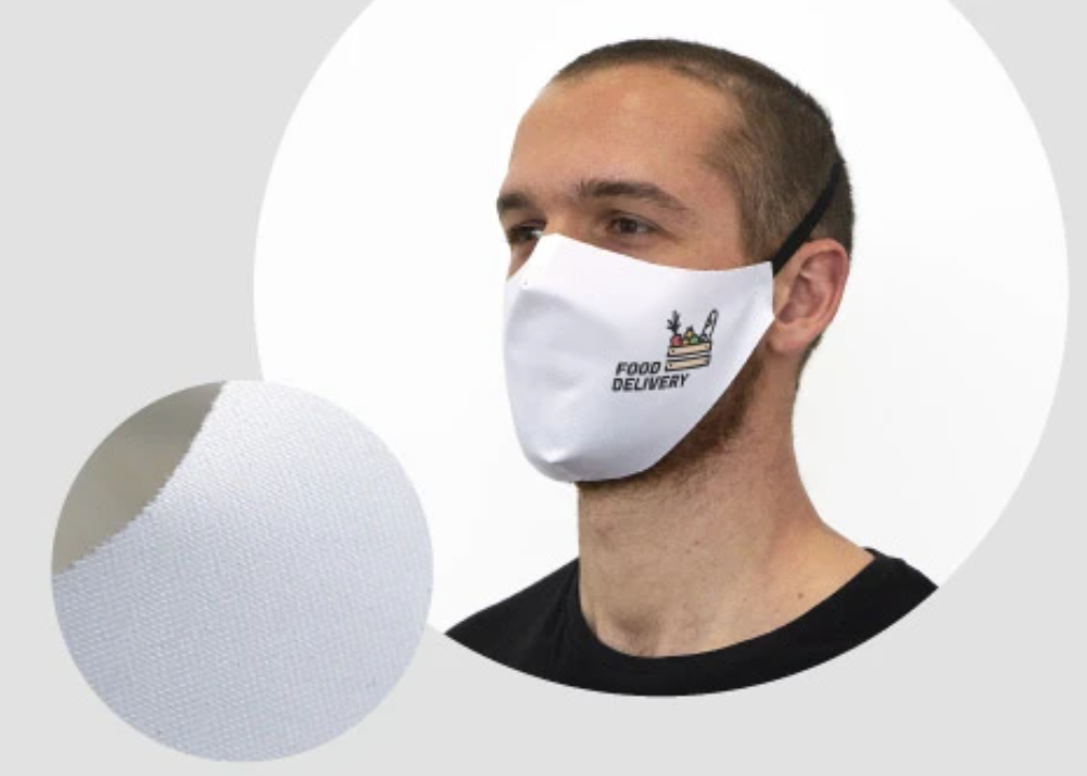 masque en tissus imprimé